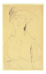 Amedeo Modigliani - Portrait of a Woman, 16x12" (A3) Poster Print