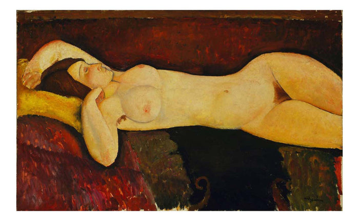 Amedeo Modigliani - Reclining Nude, 16x12