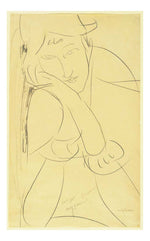 Amedeo Modigliani - Woman, Head on Hand, 16x12" (A3) Poster Print