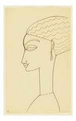 Amedeo Modigliani - Woman in Profile, 16x12" (A3) Poster Print