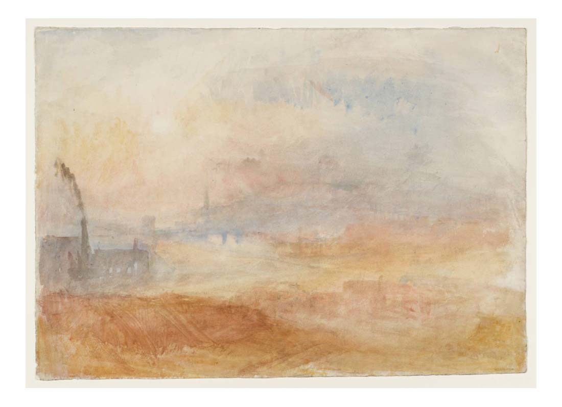 An Industrial Town at Sunset, Dudley, 1830-32 by John Mallord William Turner RA, 12x8"(A4) Poster