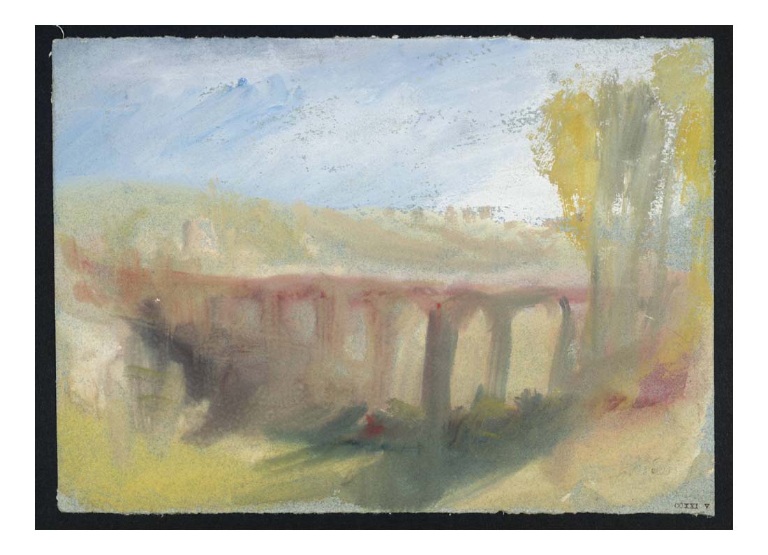 Aqueduct at Jouay, 1826 by John Mallord William Turner RA, 12x8"(A4) Poster