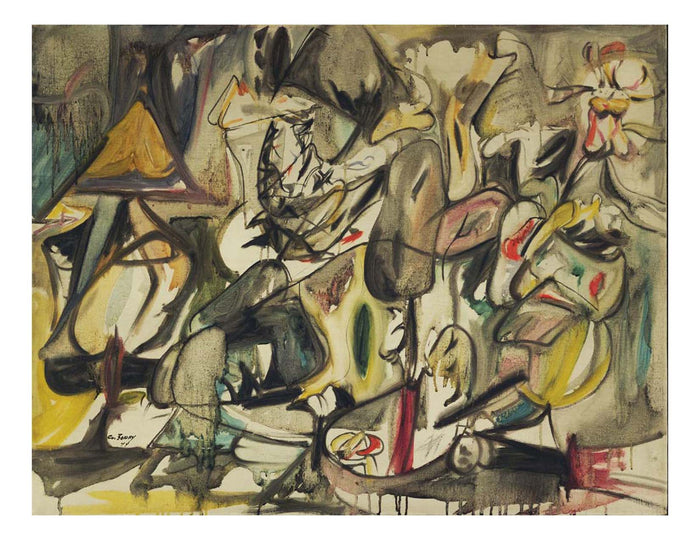 Arshile Gorky - The Leaf of the Artichoke Is an Owl, 16x12