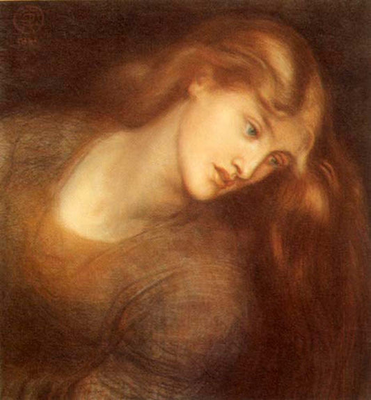 Aspecta Medusa, 1867 by Dante Gabriel Rossetti, pre-Raphaelite artist, 16x12" (A3) Poster