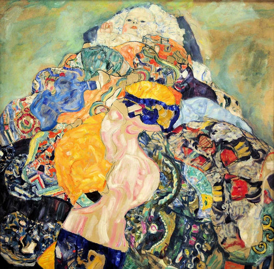 Baby - Gustav Klimt - 1917-1918, A4 Poster Print