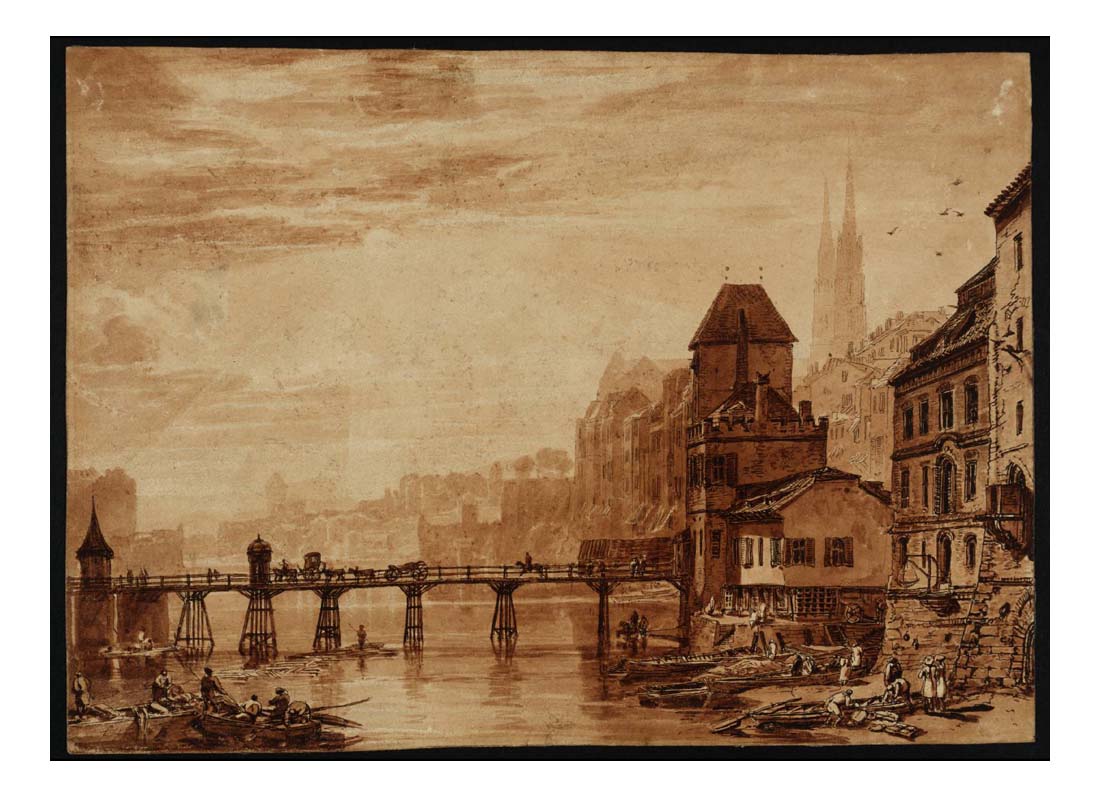 Basle, 1806-07 by John Mallord William Turner RA, 12x8"(A4) Poster
