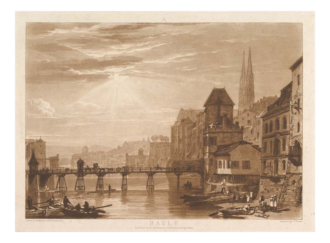 Basle, 1807 by John Mallord William Turner RA, 12x8"(A4) Poster