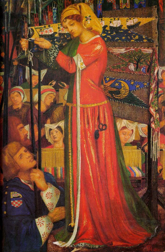 Before the Battle, 1858-59 by Dante Gabriel Rossetti, pre-Raphaelite artist, 16x12" (A3) Poster