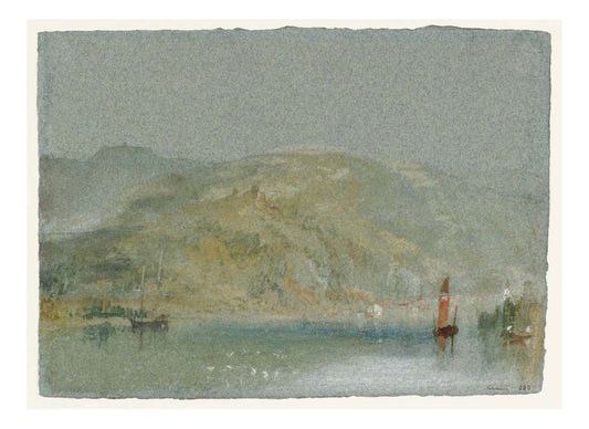 Between Jumieges and Duclair, 1832 by John Mallord William Turner RA, 12x8"(A4) Poster