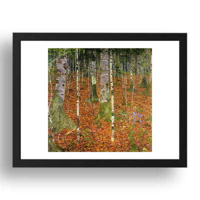 Birch Forest 1903 by Gustav Klimt, 17x13" Frame