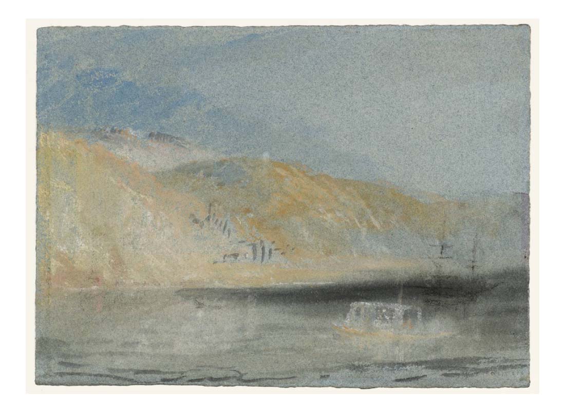 Boats on the Seine, between Jumieges and Duclair, 1832 by John Mallord William Turner RA