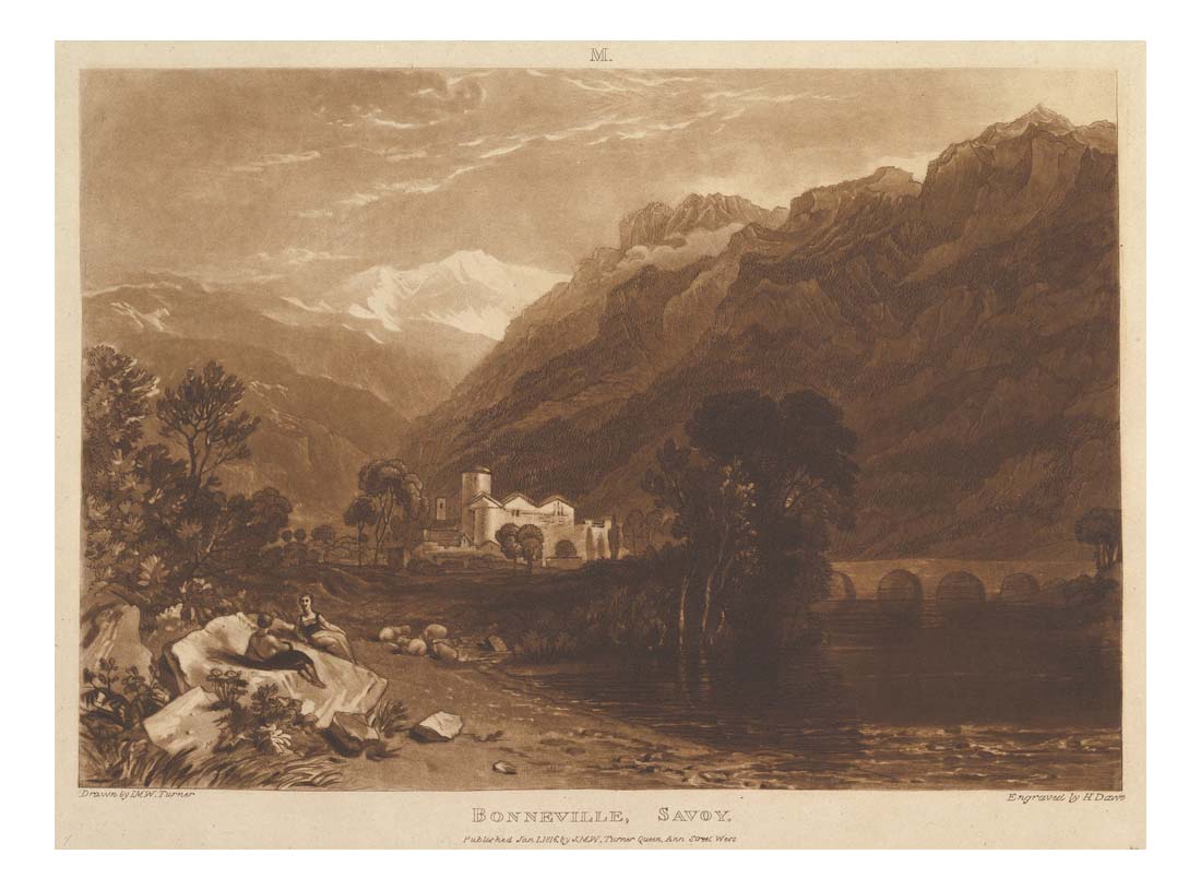 Bonneville, Savoy, 1819 by John Mallord William Turner RA