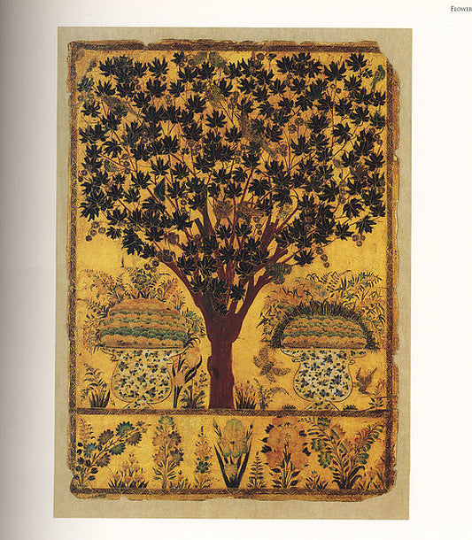 :Book Cover with Tree Birds and Insects c1700-16x12"(A3) Poster
