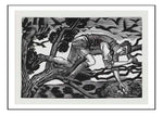 Boy Bird Nesting  by Eric Ravilious, A4 size (8.27 × 11.69 inches) Poster