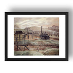 Brick Yard by Eric Ravilious, 17x13" Frame