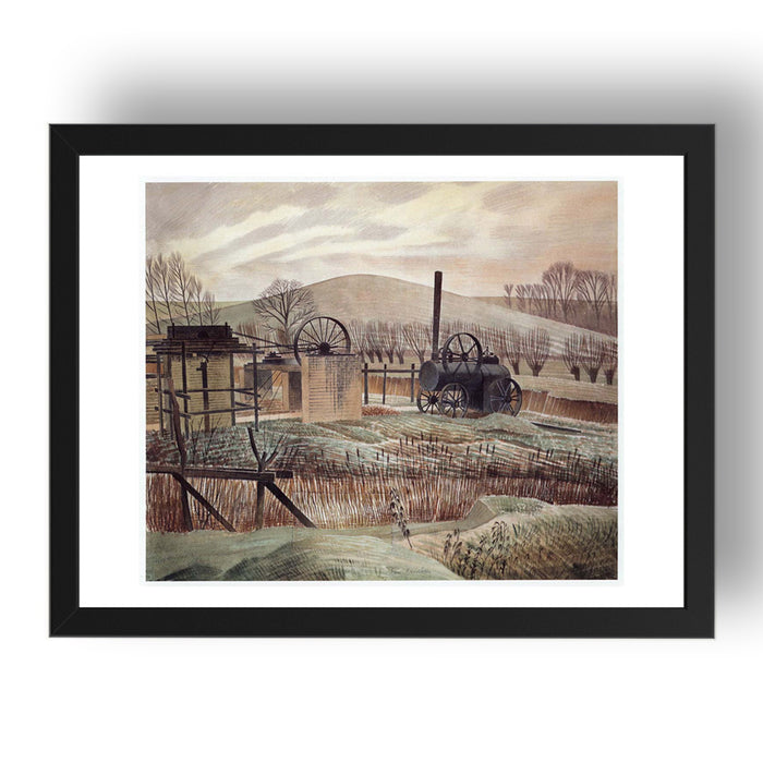 Brick Yard by Eric Ravilious, 17x13