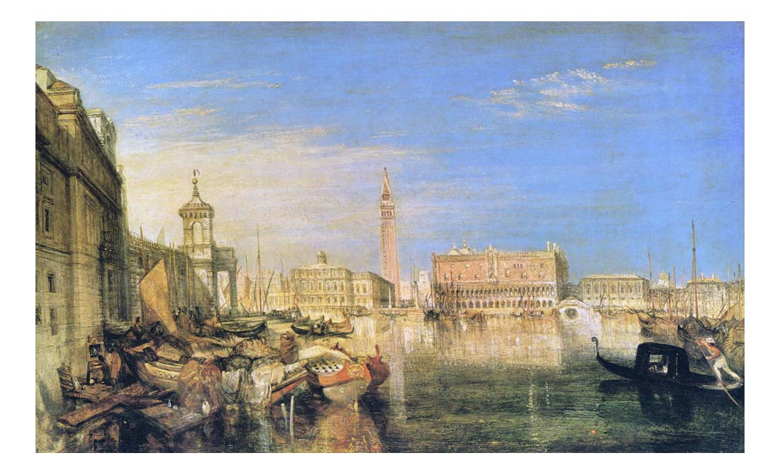 Bridge of Sighs, Ducal Palace and Custom-House, Venice, 1833 by John Mallord William Turner RA