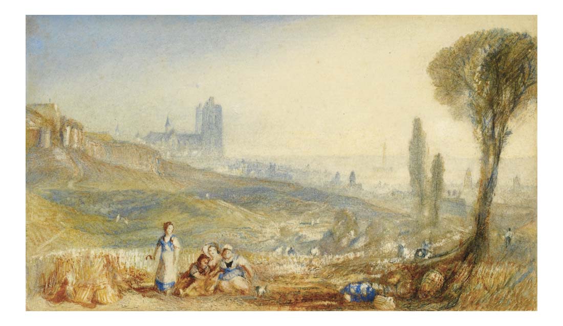 Brussels, A Distant View by John Mallord William Turner RA