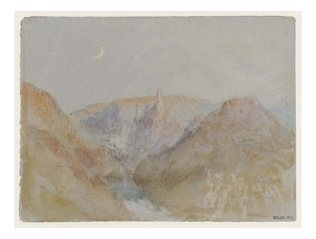 Burg Hals, Moonlight, 1840 by John Mallord William Turner RA