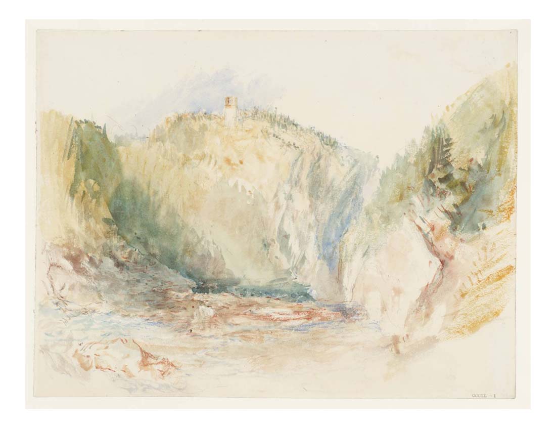 Burg Reschenstein on the Ilz, 1840 by John Mallord William Turner RA