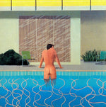 Peter Getting Out of Nick's Pool by David Hockney,  16x12" (A3) Poster Print