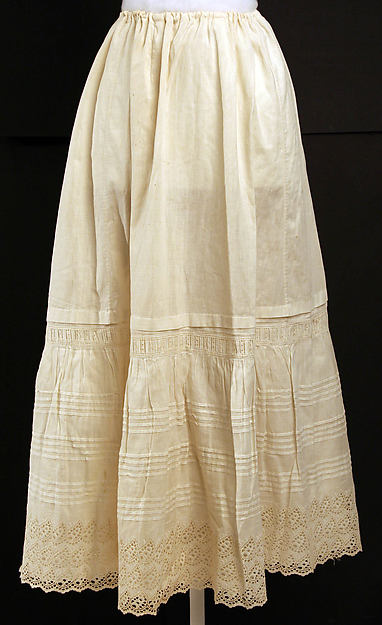 Underskirt 1840–60,16x12"(A3)Poster