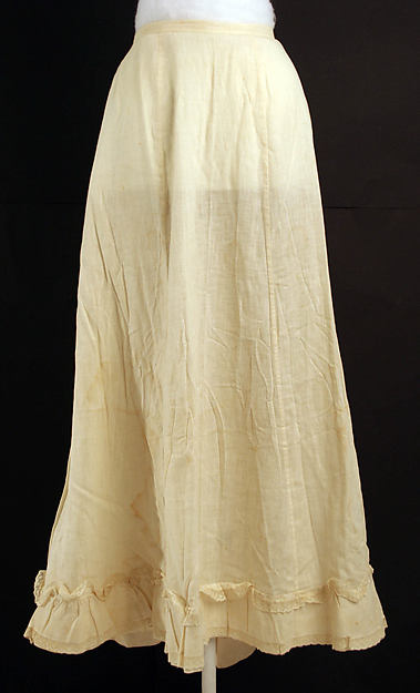 Petticoat 1870–90,16x12"(A3)Poster