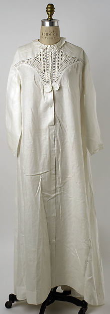 Nightgown 1860s–80s,16x12"(A3)Poster
