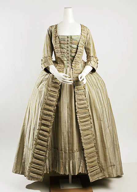 Robe à la Française 1775–80,16x12"(A3)Poster