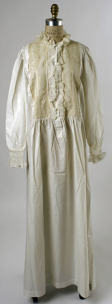 Nightgown 1880s,16x12"(A3)Poster