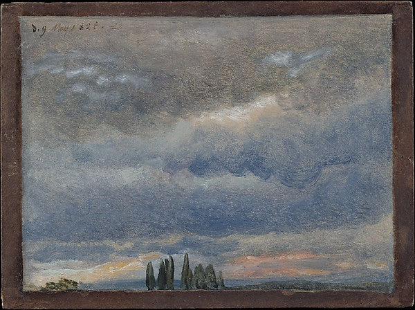 Johan Christian Dahl:Cloud Study 1828-16x12"(A3) Poster
