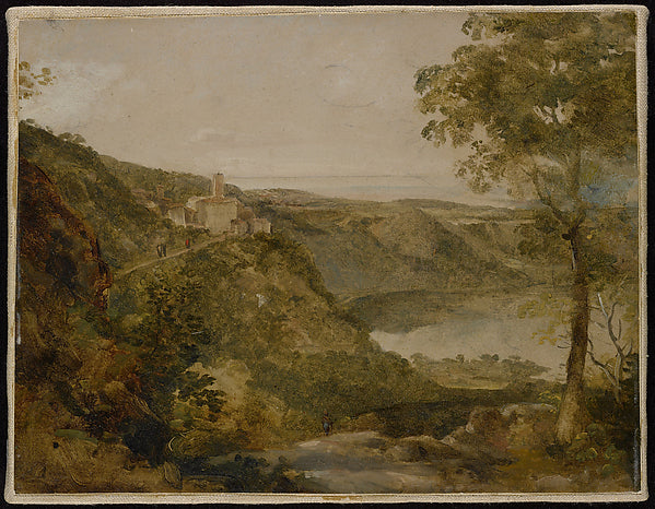 Johann Georg von Dillis:Nemi c1805-16x12"(A3) Poster