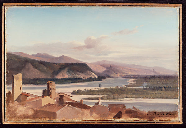 Alexandre Dubuisson:View in the Rhône Valley -16x12"(A3) Poster
