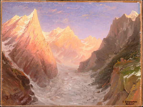 Carl Morgenstern:Jungfrau Mönch and Eiger -16x12"(A3) Poster