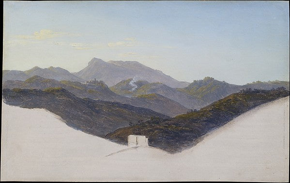 Heinrich Reinhold:View of San Vito with Monte Guadagnolo in -16x12"(A3) Poster