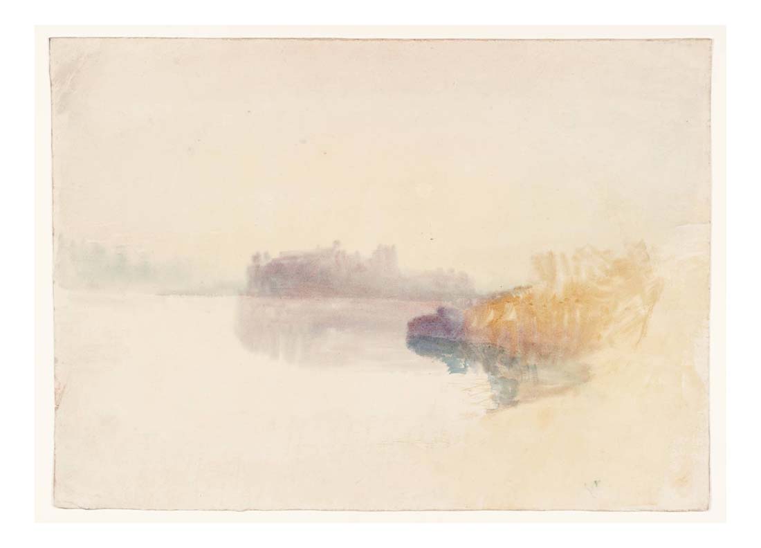 Caernarfon Castle, North Wales, 1833 by John Mallord William Turner RA