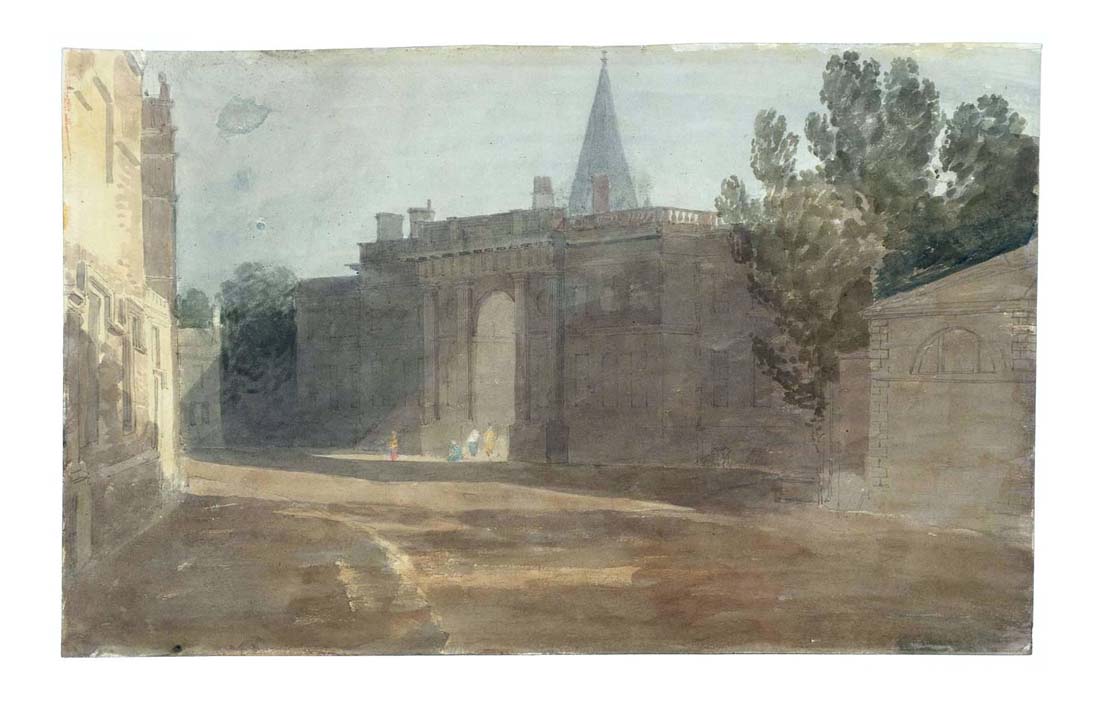 Canterbury Gate, Christ Church, Oxford, 1799 by John Mallord William Turner RA