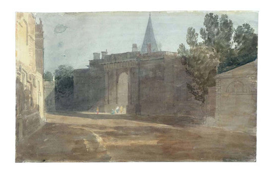 Canterbury Gate, Christ Church, Oxford, 1799 by John Mallord William Turner RA