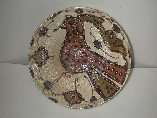 :Bowl with Bird and Flowers 10th century-16x12"(A3) Poster