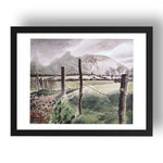 Cerne Abbas Giant Dorset by Eric Ravilious, 17x13" Frame