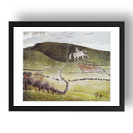 Chalk Figure nr Weymouth by Eric Ravilious, 17x13" Frame