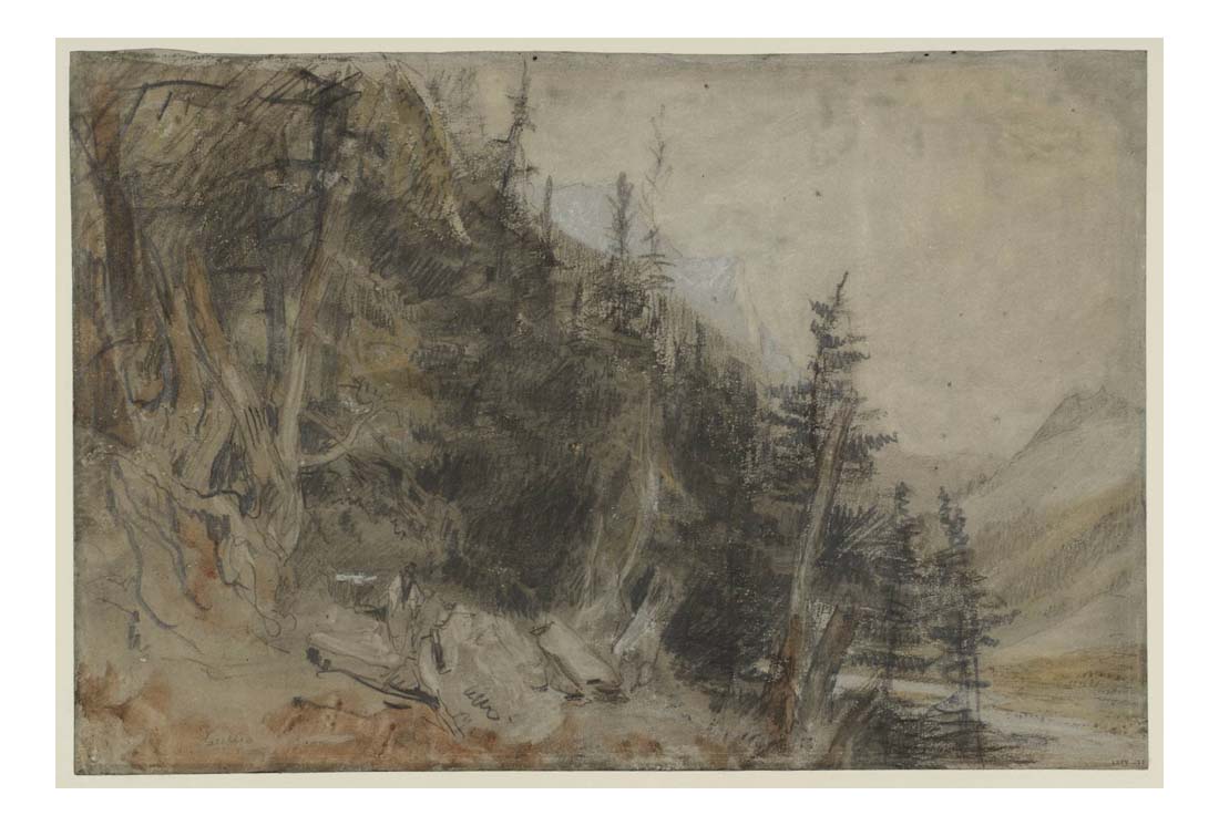 Chamonix and Mont Blanc, from the Slopes of the Montenvers, 1802 by John Mallord William Turner RA