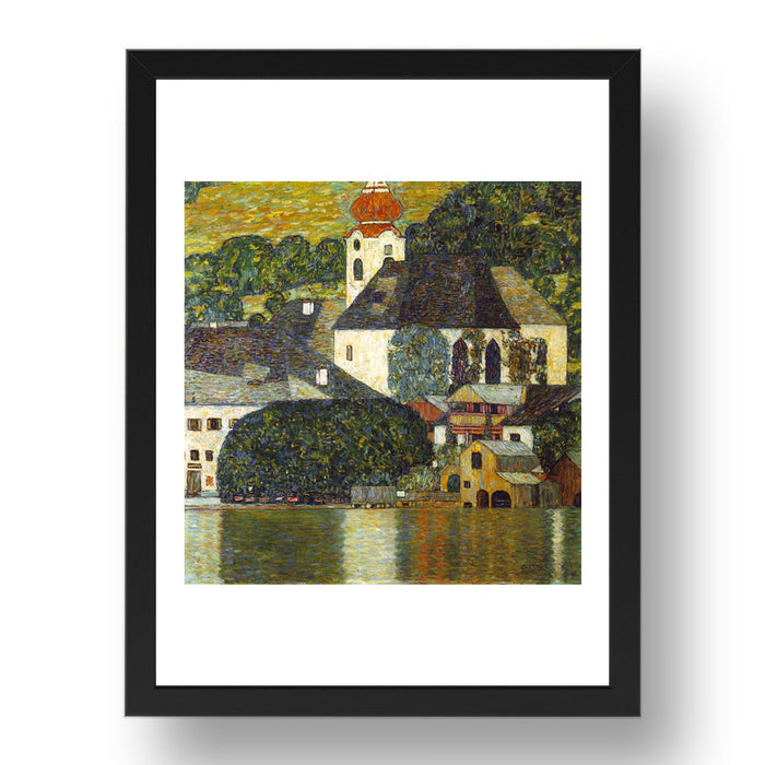 Church in Unterach on the Attersee 1916 by Gustav Klimt, 17x13