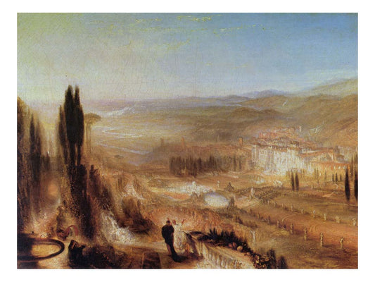 Cicero at his Villa, 1832 by John Mallord William Turner RA, 12x8"(A4) Poster