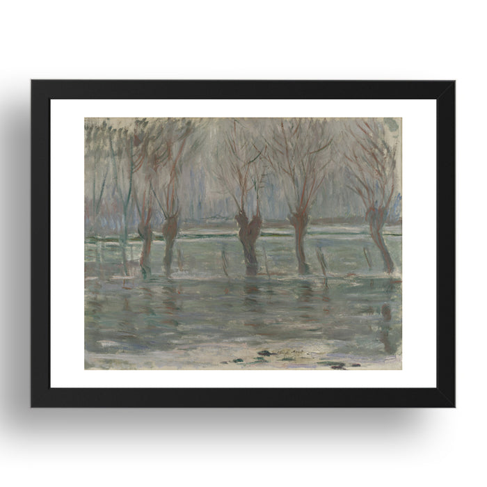 Claude Oscar Monet: Flood Waters, Poster in 17x13