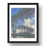 Claude Oscar Monet: Poplars on the Epte, Poster in 17x13"(A3) Frame