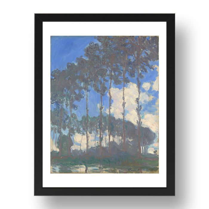 Claude Oscar Monet: Poplars on the Epte, Poster in 17x13