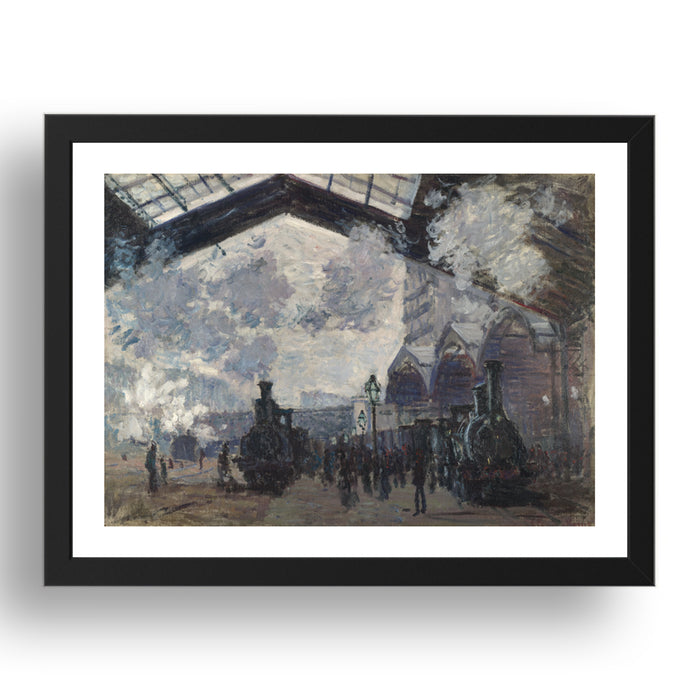 Claude Oscar Monet: The Gare St Lazare, Poster in 17x13