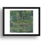 Claude Oscar Monet: The Water Lily Pond, Poster in 17x13"(A3) Frame