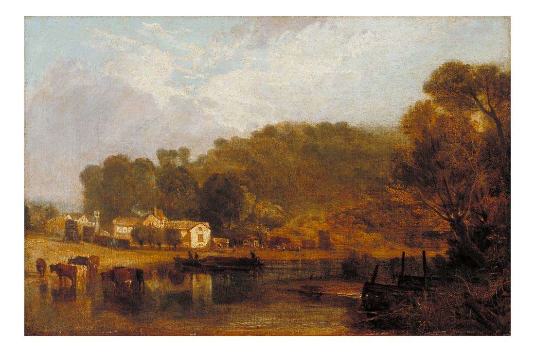 Cliveden on Thames by John Mallord William Turner RA, 12x8"(A4) Poster